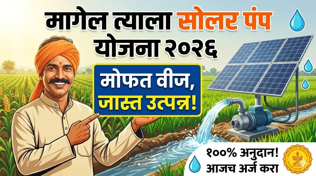 Magel Tyala Solar Krushi Pump Yojana 2026