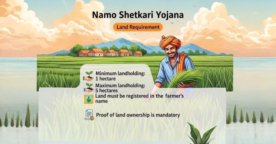 Namo Shetkari Yojana Land Requirement