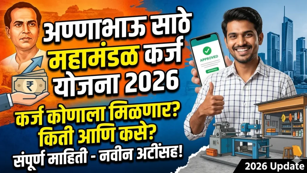 अण्णाभाऊ साठे महामंडळ कर्ज योजना 2026