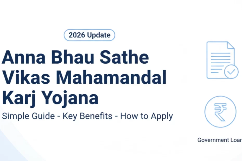 अण्णाभाऊ साठे महामंडळ कर्ज योजना